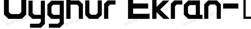 Uyghur Ekran字体转换